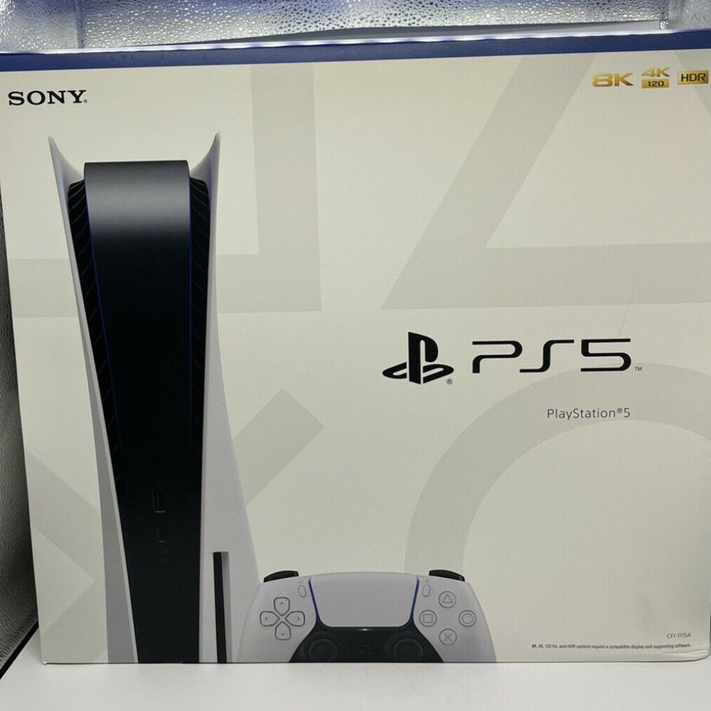 Play Station 5, Blu-Ray Edition Console NEW Sealed With 2 games New Sealed